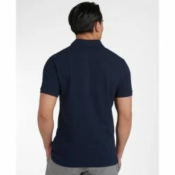 Barbour International Essential Pique Polo Shirt Navy MML0914NY39