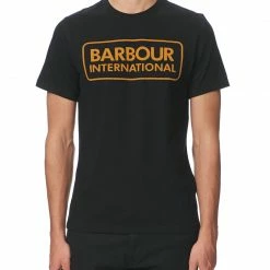 Barbour International Essential Large Logo T-Shirt Black