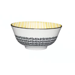 Kitchen Craft Yellow Striped Bowl