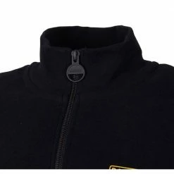 Barbour International Barbour International Essential Half Zip Sweatshirt Black MOL0255BK31