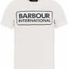 Barbour International Barbour International Large Logo Crew Neck Tee White