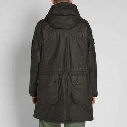 Barbour International Barbour x Engineered Garments Zip Parka Black