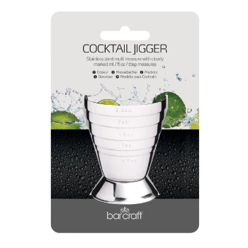 Kitchen Craft Barcraft Stainless Steel Jigger 4 Kitchen Craft Barcraft Stainless Steel Jigger
