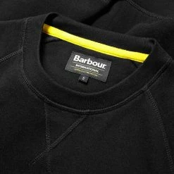 Barbour International Essential Crew Sweat Black