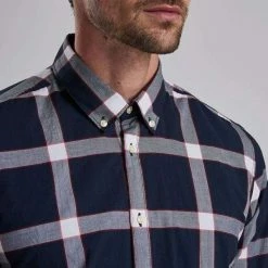 Barbour International Barbour International Valve Check Shirt Navy