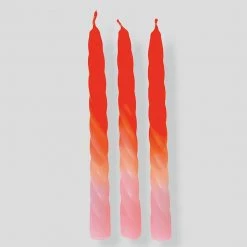 Pink Stories Twisted Handmade Neon Candles
