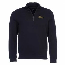 Barbour International Barbour International Essential Half Zip Sweatshirt Black MOL0255BK31