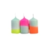 Pink Stories Neon Dip Dye Mini Pillar Candle Trio - Rainbow Drops