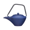 Kitchen Craft Blue Cast Iron Infuser Teapot