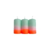 Pink Stories Neon Dip Dye Mini Pillar Candle Trio - Sorbet Flavour