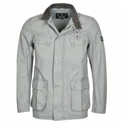 Barbour International Summer Wash Duke Jacket in Grey MCA0667GY51
