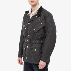 Barbour International Barbour International Original Wax Jacket Navy