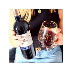 Kitchen Craft Happy Birthday Stemless Wine Glass