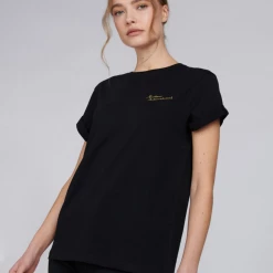 Barbour International Black Chequer T Shirt