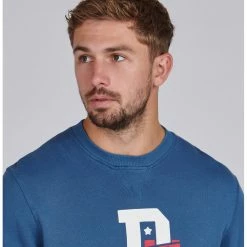 Barbour International Famous Duke Sweater Blue