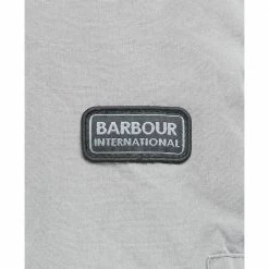 Barbour International Summer Wash Duke Jacket in Grey MCA0667GY51