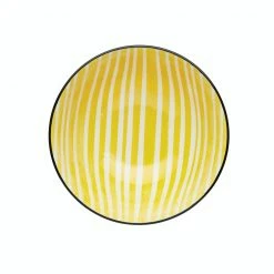 Kitchen Craft Yellow Striped Bowl