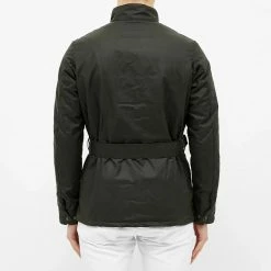 Barbour International Barbour International Coloured Sl International Wax Jacket Sage 12 Barbour International Barbour International Coloured Sl International Wax Jacket Sage