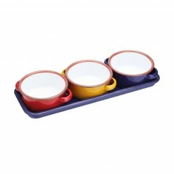 Kitchen Craft World of Flavours Enamel Dip Set of Three