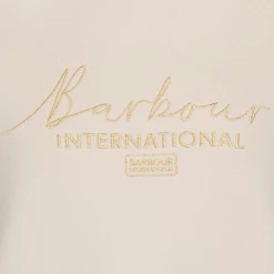Barbour International Champagne Throttle Overlayer Sweater