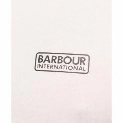 Barbour International Barbour International Small Logo T Shirt in Pink Cinder MTS0141PI33