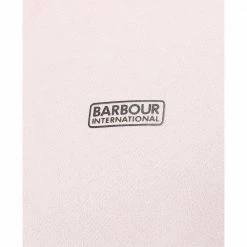 Barbour International Essential Tipped Polo Shirt Pink MML0975PI33