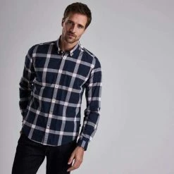 Barbour International Barbour International Valve Check Shirt Navy