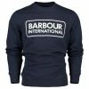 Barbour International Navy Large Logo Sweatshirt