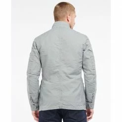 Barbour International Summer Wash Duke Jacket in Grey MCA0667GY51