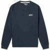 Barbour International Navy Essential Crew Sweat