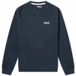 Barbour International Navy Essential Crew Sweat