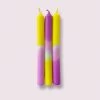 Pink Stories Set of 3 Dip Dye Shocking Pineapple Candles