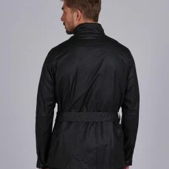 Barbour International Barbour Lightweight SL International Waxed Cotton Jacket Sage