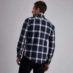 Barbour International Barbour International Valve Check Shirt Navy