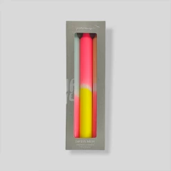 Pink Stories Sunshine Club Dip Dye Neon Candle
